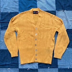 vintage grabb stuff robert bruce gold cardigan